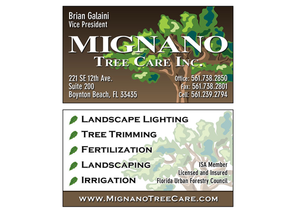 Mignano Tree Care Poster